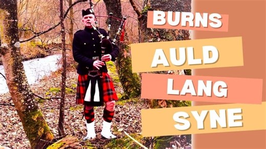 Auld Lang Syne on Bagpipes for New Year | Justin Tammelin