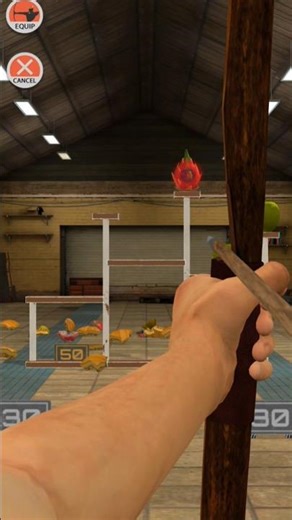 archery game Fruit cut #gaming #short #shorts