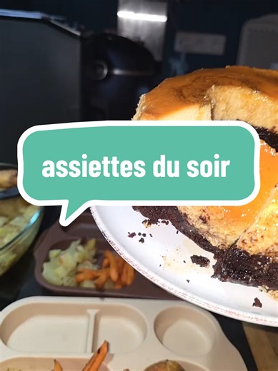 Assiettes du soir : Un dessert délicieux pour les enfants