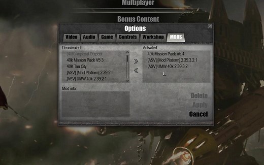 一看就会，超简单的mod安装教程（战争之人突击小队2战锤40Kmod）