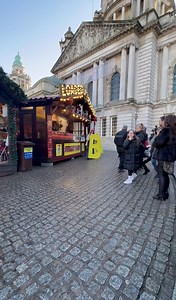 3.8K views · 58 reactions | Irish language activists have called on Belfast City Council to adopt a progressive, best practice and rights-based Irish Language Policy. A demonstration was held outside City Hall this afternoon with organisers erecting a huge ‘BÉAL FEIRSTE’ sign. Colm Lenaghan | Irish News | Facebook