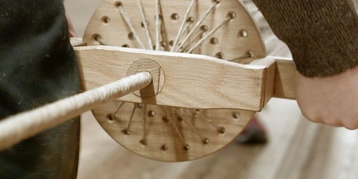 Making Rope the Old Fashioned Way