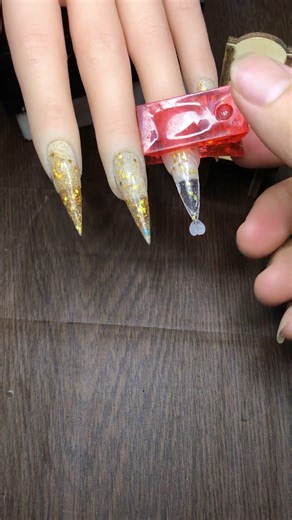 Poly gel nail idea