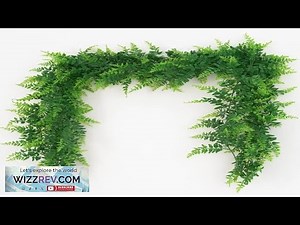 175cm/68.9in Artificial Plants Vines Fake Haing Plants Plastic Fern Leaves Wall Foliage Review