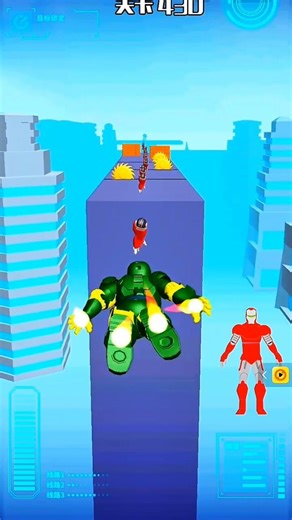 iron man piece collect run 3d game #shorts