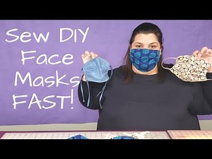 DIY Face Mask - Part 2 Sewing FAST - Batch Sewing