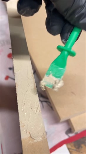 Thread & Lumber on Instagram: "Cabinet making with MDF, prepping the ‘fluffy’ edges in the micro get a smooth paint finish. #threadandlumber #rethinkredesignrepurpose #woodworking #diy #mdf"