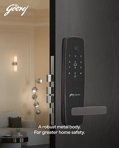 Step into smart living with the Godrej Advantis IoT9. Secure your home and your data with 9 access modes, a strong build, and data hosted in India. Advanced protection, inside and out. Purchase the Advantis IoT9 by clicking on the link below: https://amzn.in/d/5uu225m #smartlock #safety #digitallock #upgrade #befikarliving | Godrej Locks