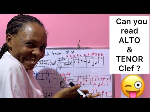 Easiest way of understanding the Tenor & Alto clef
