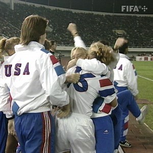 Marvellous, Michelle Akers! 👏 The FIFA Women’s World Cup ’91 Final-winning goal! 😍🏆 U.S. Soccer | #FIFAWWC | FIFA Women's World Cup