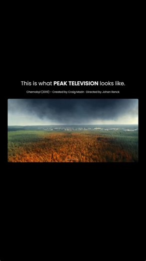Cinema Clips on Instagram: "This is what PEAK TELEVISION looks like. More information here : Chernobyl is a 2019 historical drama miniseries created by Craig Mazin and directed by Johan Renck, depicting the 1986 Chernobyl nuclear disaster and its immediate aftermath. The series explores institutional failure, human cost, and scientific response following the explosion. Acclaimed for its meticulous research, restrained dramatization, and factual integrity, it is widely regarded as one of the most