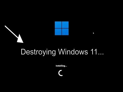 Destroying Windows 11 in Roblox