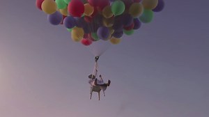 111K views · 906 reactions | Man flying with helium balloons? WOW !!! Video Courtesy: Emaar Dubai #DubaiCreekHarbour #ThisViewCouldBeYours | Dubai | Facebook