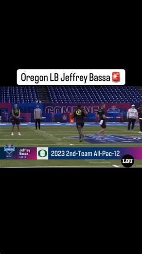 Linebackers University™ on Instagram: "Oregon LB Jeffrey Bassa!!!🚨🚨🚨 Oregon LB Jeffrey Bassa Going through linebacker drills at the 2025 NFL Combine!🔥 @bassa2x #linebacker #linebackers #linebackerdrills #linebackertraining #linebackercoach #linebackeruniversity #linebackersuniversity #LBU #LB"