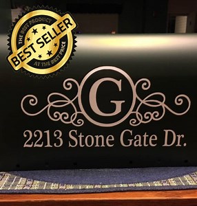 Mailbox Decal | Custom Mailbox Decal | Address Decal | House Number Decal | Mailbox Numbers | Mailbox Monogram | Mailbox Stickers | Mailbox - Etsy