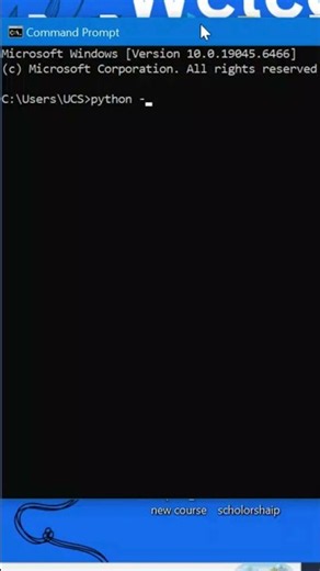 How to Install ANY Python Library Using CMD 🐍 | pip install #shorts
