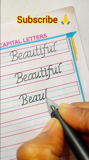 beautiful in lucida handwriting #viralvideo #handwriting #shortvideo #alphabet