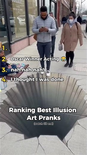 Ranking Best Illusion Art Pranks #funny