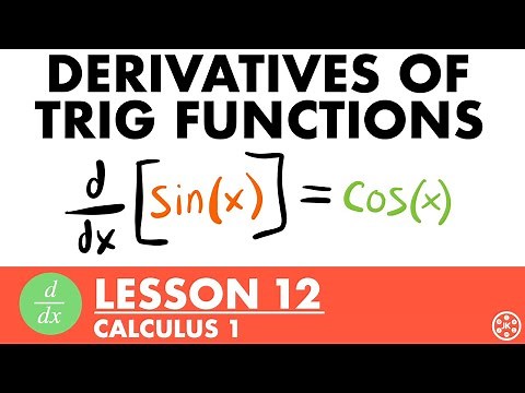 Derivatives of Trig Functions | Calculus Lesson 12 - JK Math