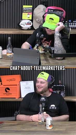 How to outsmart a telemarketer #alphablokes #podcast #fyp #foryou | Alphablokes podcast