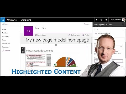 SharePoint Online New Page Model - Highlighted Content