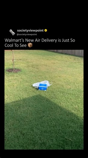 Society View Point on Instagram: "Walmart’s new air-delivery is so next-level: with its Wing-drone partnership, orders from 100 Walmart stores in cities like Atlanta, Houston, and Tampa can now arrive in 30 minutes or less. Since the program started in 2021, Walmart has completed over 150,000 drone deliveries. ￼These drones fly up to 6 miles from the store under FAA-approved rules, carrying essentials like eggs, fresh fruit, ice cream, and pet food right to your yard.￼ It’s not just cool it’s a 