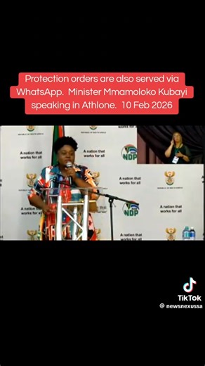 Did you know Protection orders are also served via whatsapp? Video credit Newsnexussa.all rights reserved to the original owner. | Eden FM