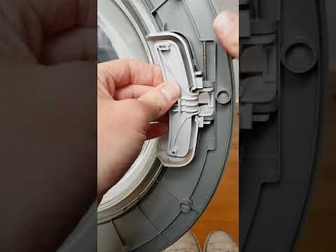 How to repair a washing machine door handle in 5 minutes with two tools.