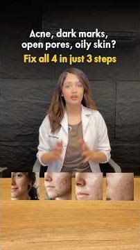 NeutraGlow 3 Step Acne Solution Routine | Clear Acne, Dark Spots & Pores