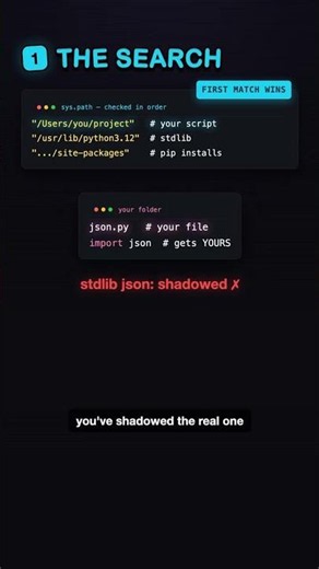 What actually happens when you type import in Python? #Shorts