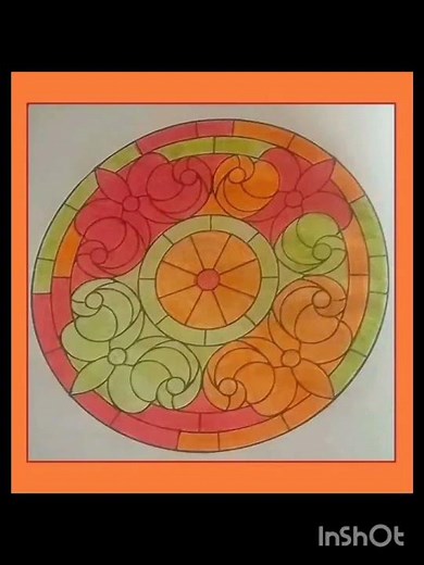 Vitrais livro de colorir para adultos eu que colori #art