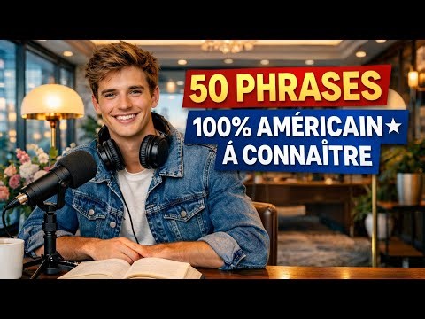 50 Phrases 100% Américaines à Connaître | Parle Anglais Comme un Natif 🇺🇸