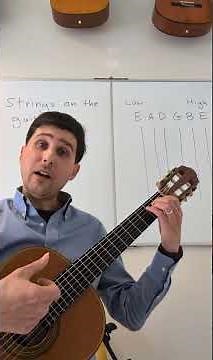 What are the names of the guitar strings?