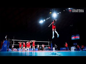 The Most Powerful Volleyball Serves (Aces) in Women's VNL 2021 (HD)