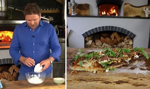 James Martin shares his recipe for a ricotta flatbread