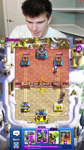 Why me💀 #clashroyale #gaming