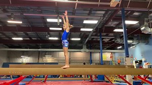 1.6K views · 90 reactions | Learning to stand up on the balance beam like a gymnast !  ️‍♀️ ❤️露‍♀️! Olympia’s little Piper demonstrating good balance ,decent core strength and tight arms on her challenge of the day. | Olympia Gymnastics | Facebook