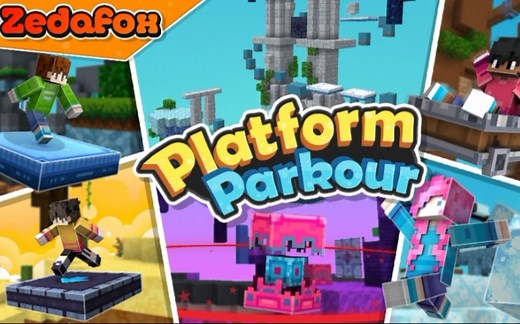 年度基岩版跑酷神作！平台跑酷[platform parkour]超高质量跑酷地图！