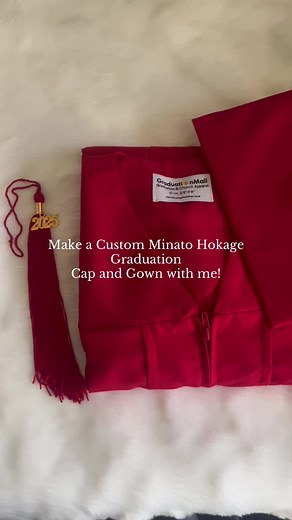 Custom Naruto Graduation Cap and Gown Tutorial