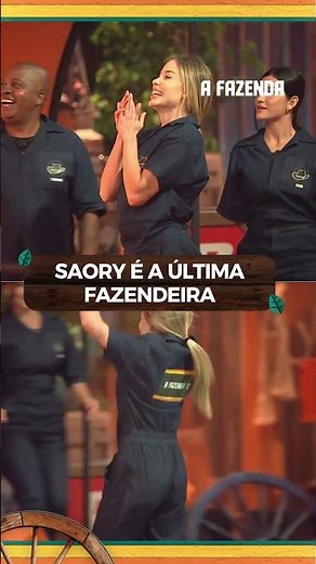 👑 Saory Cardoso is the last farmer of A Fazenda 17! #AFazenda #shorts