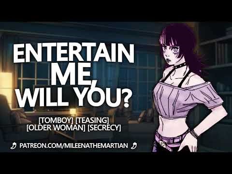 Entertaining Your Sister's Best Friend [F4M] [ASMR] [Roleplay] [Tomboy] [Goth Girl] [Teasing]