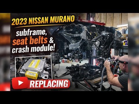 Copart 2023 Nissan Murano Rebuild | Subframe, Seat Belts & Crash Module Replacement