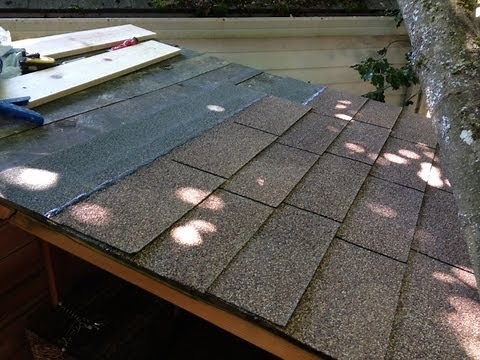 How to Shingle a Treehouse Roof (with no nails)