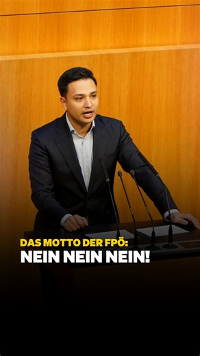 Konkret Migration und Asyl neu ordnen und Probleme endlich lösen? Dafür gibt es von Seiten der FPÖ nur eine einzige Antwort: Nein. Nein. Und nochmal Nein. ❌ (KL) #FPÖ #Nein #Nationalrat