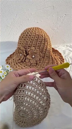 Easy crochet a hat #crochethat#crochettutorial