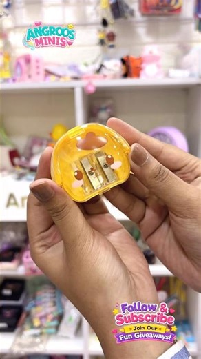 Cute Kids Sharpeners ✏️🧸✨ | Fun & Adorable School Accessories | Angroos Minis