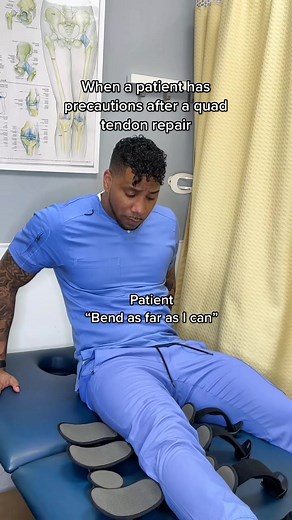 Yes we’re not bending that far this soon … surgeons call 😂 #fypシ #physicaltherapy #stretchpad