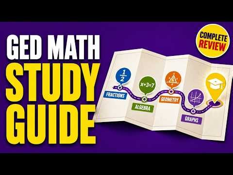 GED Math study guide #MathReview #StudyTips