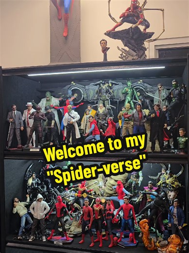 Spent the weekend on my Spiderman display! #spiderman #explore #fyp #reel #marvel