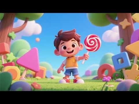Lollipop Shapes Adventure 🍭🔺 | Fun Learning Song for Kids